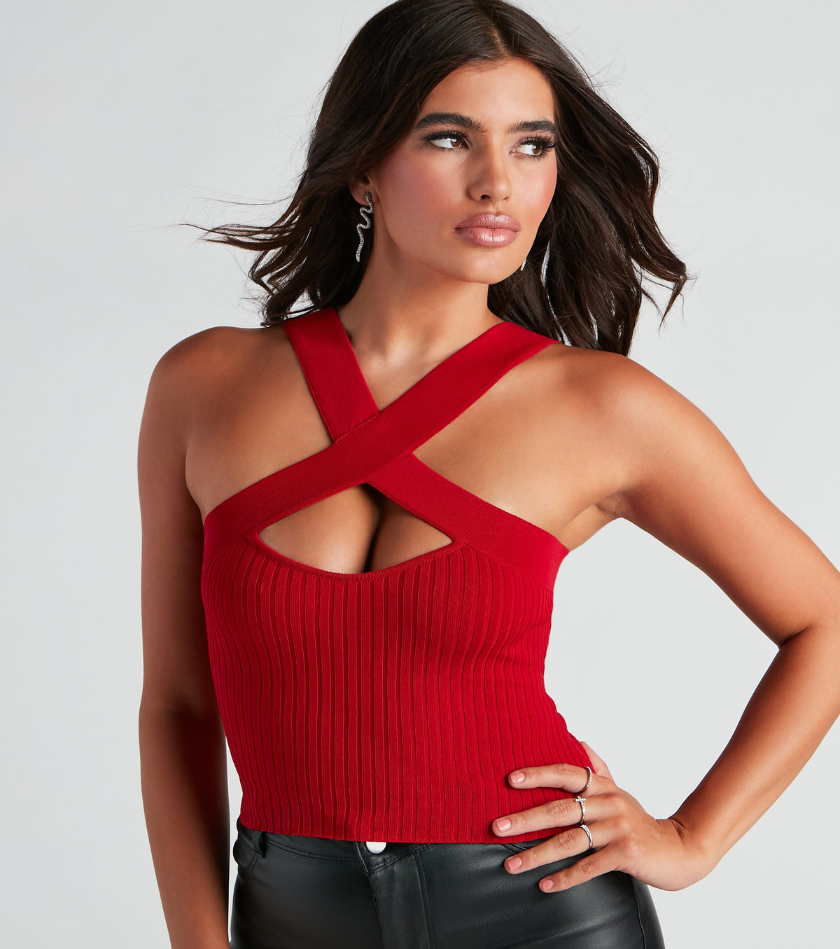 X Marks The Spot Halter Top