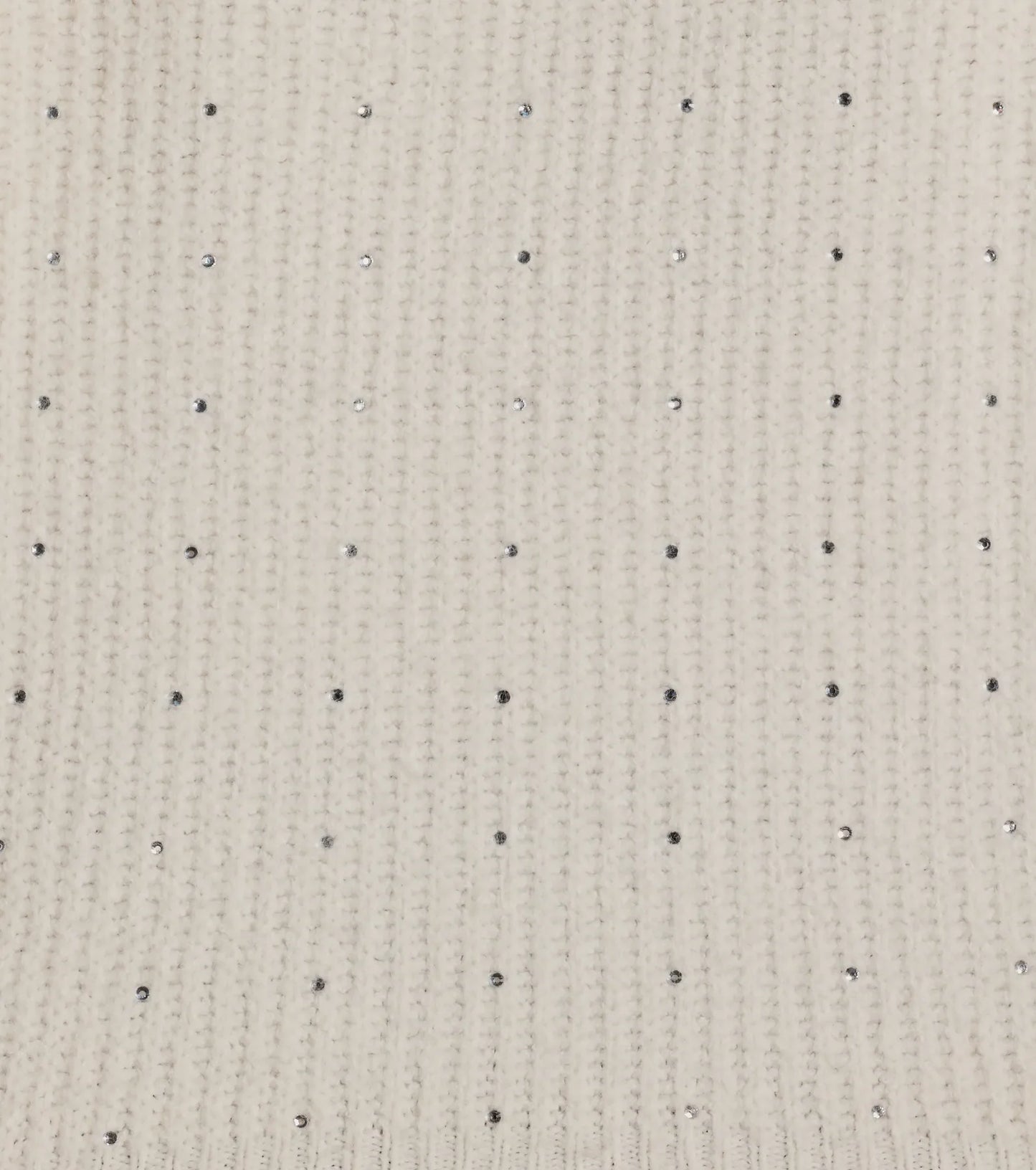 Cozy Sparkle Rhinestone Ribbed Knit Sweater