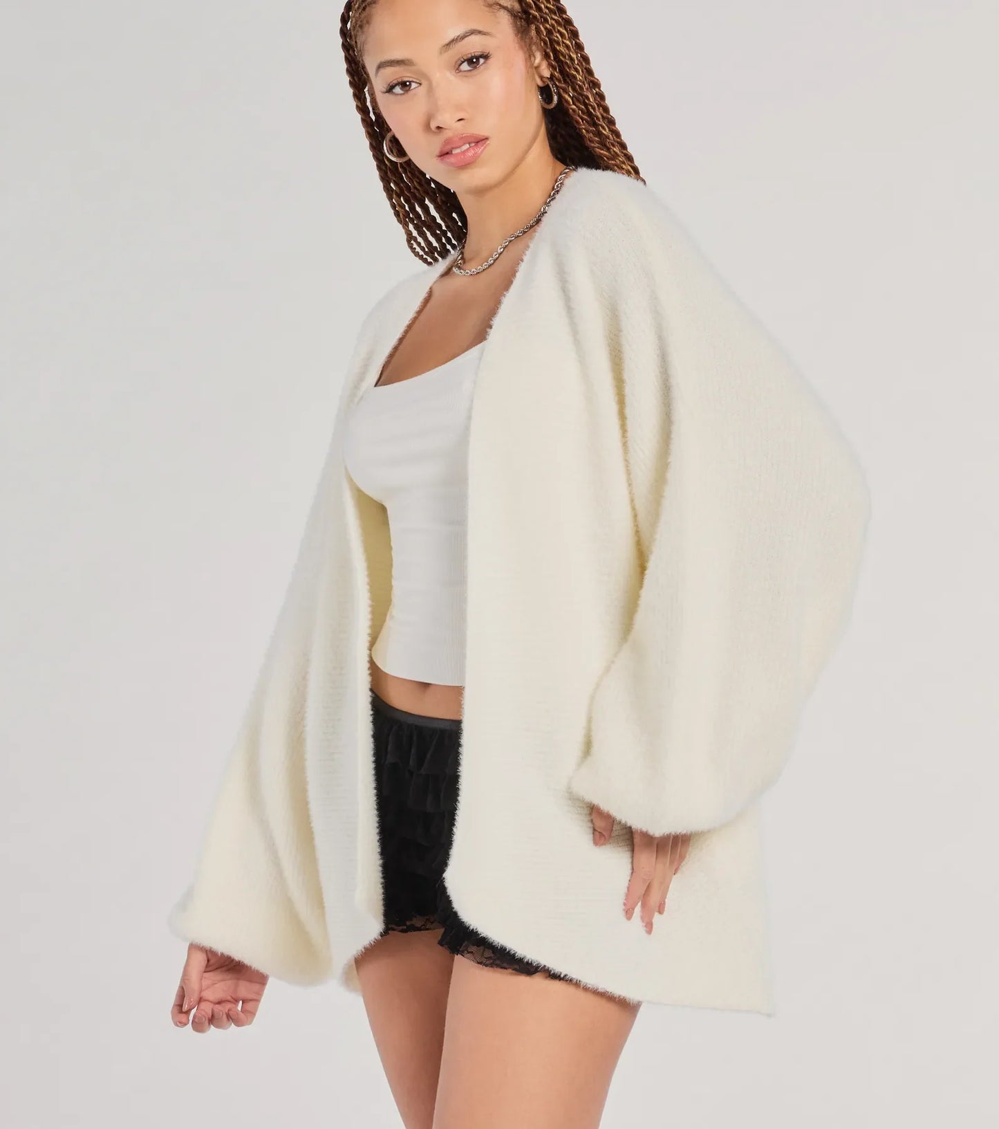 Cuddle Weather Eyelash Knit Cardigan
