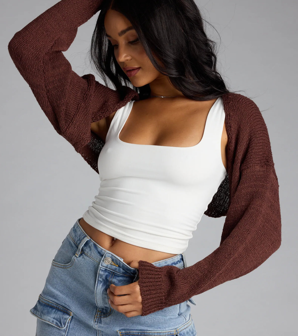 Cutie Pie Knit Bolero Sweater