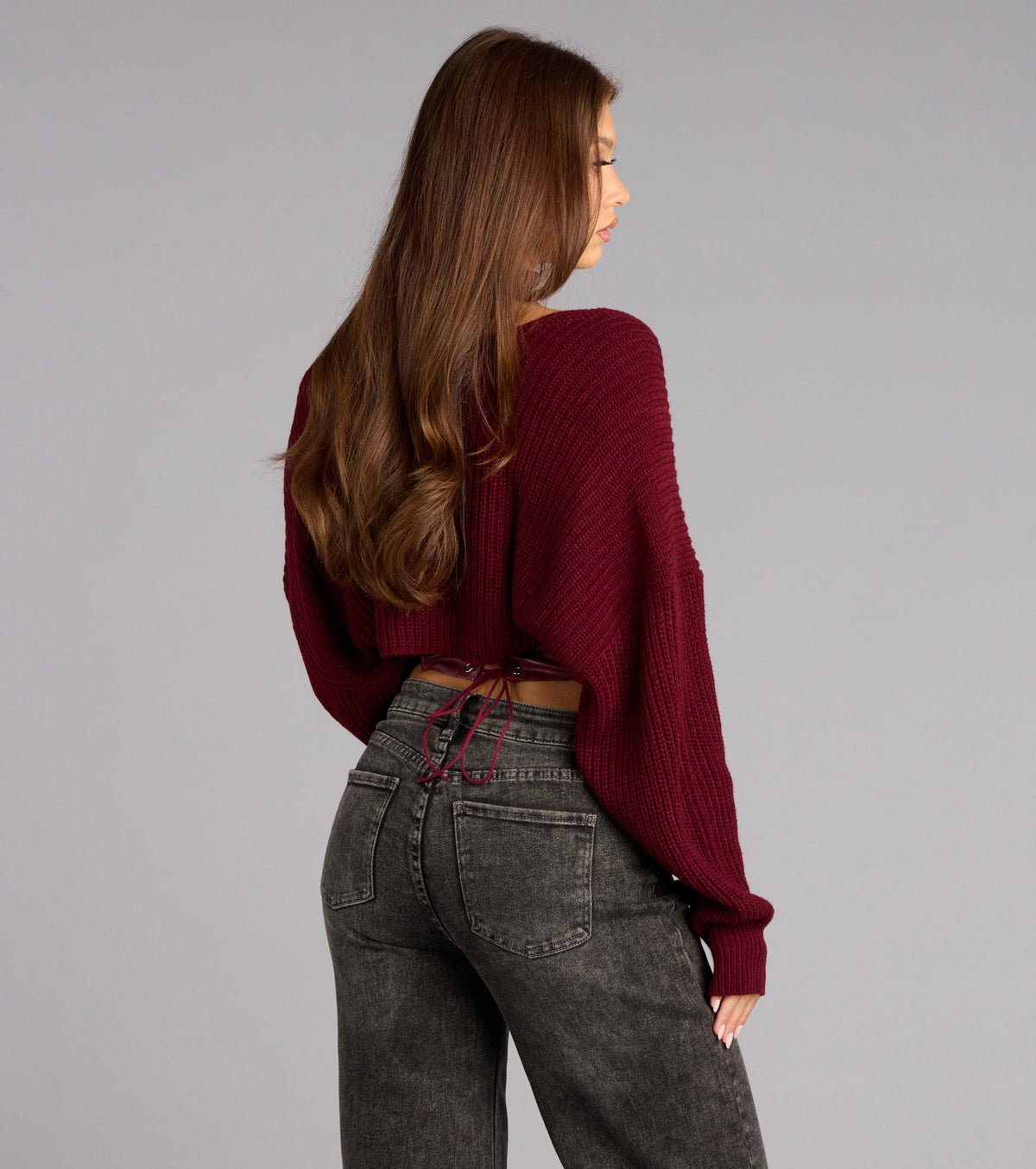 Sweet And Cozy Oversized Knit Sweater Bolero