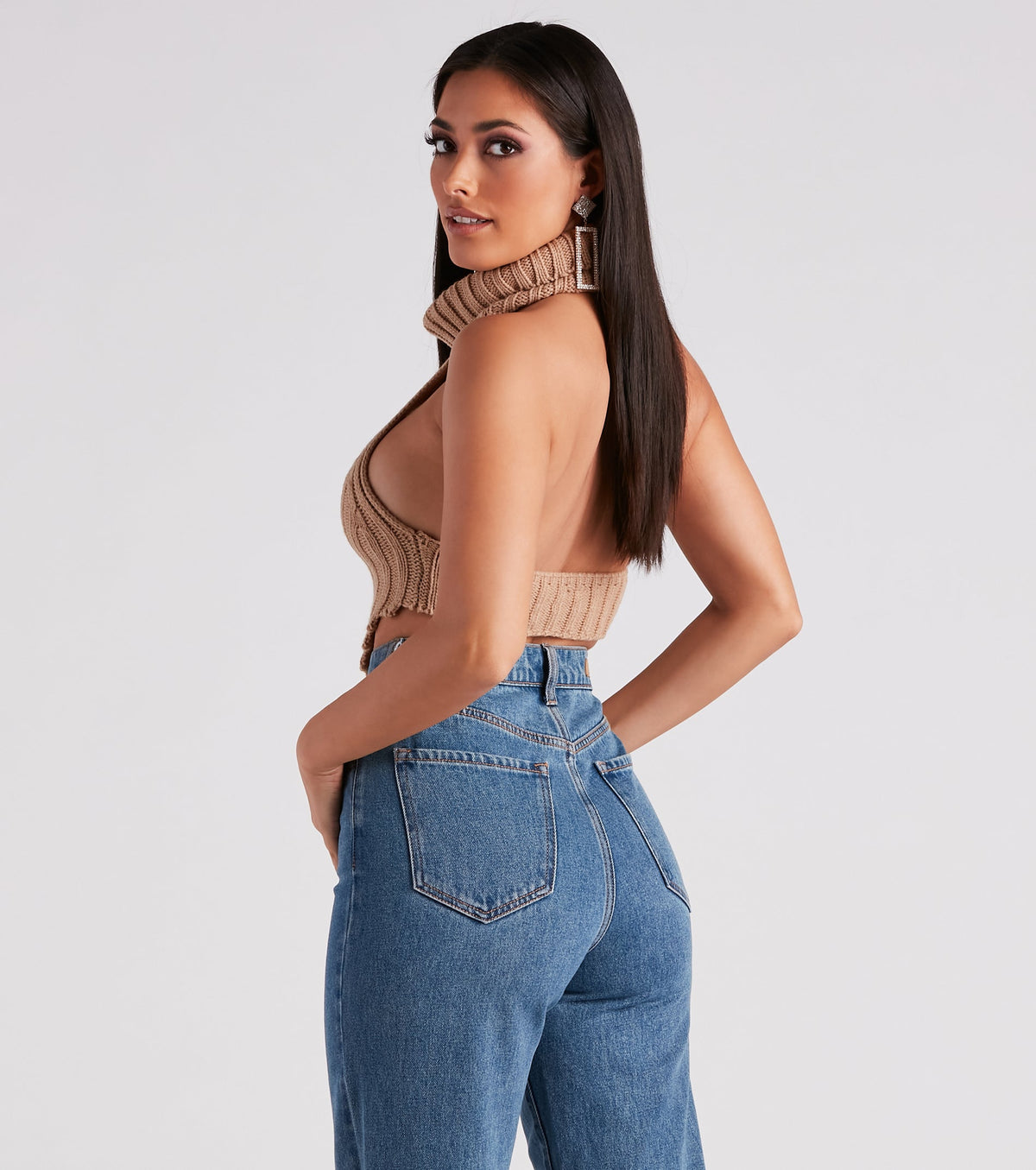 Feisty Lady Turtleneck Sweater Top