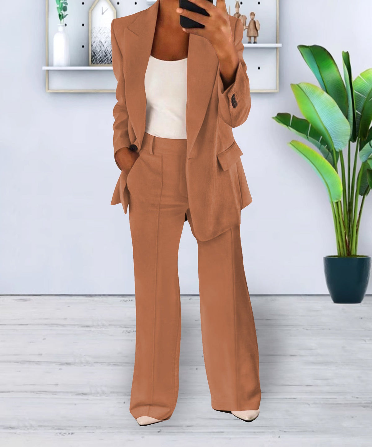 Ensemble Femme Casual Chic – Veste & Pantalon
